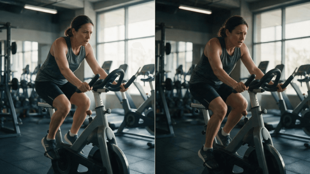 Comparação da percepção de esforço durante o mesmo exercício após dormir bem e dormir mal.